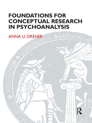 cover image of Foundations for Conceptual Research in Psychoanalysis